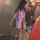 Colorful Striped Backless Bodycon Dress BN-9011