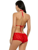Sexy Lace See Through Halter Lingerie Bra Sets YQ-379