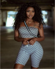 Letter Print Strapless Shorts Two Piece Set QZX-6009