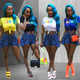 Casual Denim Pocket Jeans Shorts MOF-5083