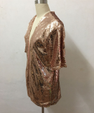 Fantastic Gold Short Jacket LX-2218