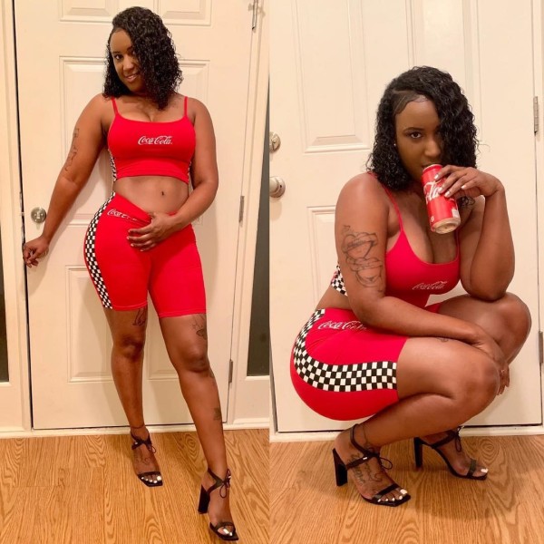 Letter Print Plaid Cami Top And Shorts Two Piece Sets AWN-5004