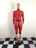 Sexy Mesh Long Sleeve Skinny Rompers LA-3021
