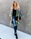 Casual Seuqined Flare Sleeve Long Coats TR-981