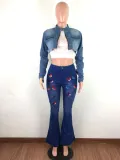Trendy Long Sleeve Zipper Short Jacket Coats LA-3158