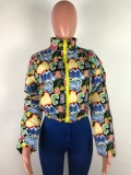 Winter Warm Zipper Short Down Jacket OSM-4547