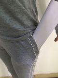 Casual Beading Long Sleeves Two Piece Sets MEM-8248
