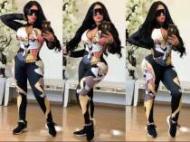 Cartoon Print Long Sleeves Two Piece Pants Suit NM-8090