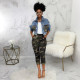 Casual Long Sleeves Short Denim Jacket Coat SMR-9526