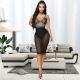 Sexy V Neck Spaghetti Strap Lace Club Dress LX-3078
