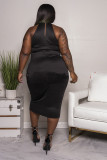 Sexy Sequin Sleeveless Party Dress Plus Size 5XL OSM-5264