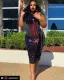 Sexy Sequin Sleeveless Party Dress Plus Size 5XL OSM-5264