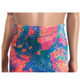 Tie Dye Print Bodycon Fitness 2 Piece Sets SMD-5906