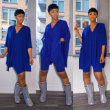 Bat Sleeve Two Piece Short Set ASL-6235