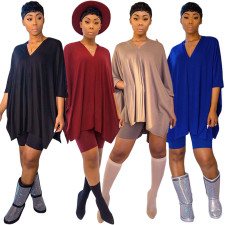 Bat Sleeve Two Piece Short Set ASL-6235