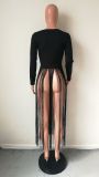 Solid Color Sexy Tassel Top HMS-5252
