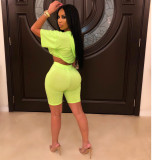 Sexy Mesh See Through Hooded 2 Piece Shorts Set LUO-3013