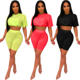 Sexy Mesh See Through Hooded 2 Piece Shorts Set LUO-3013