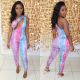Sexy Sleeveless One Shoulder Bodycon Jumpsuit BS-1112