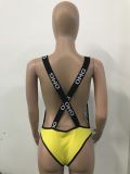 Plus Size Sexy Mesh Patchwork One Piece Swimsuit LSD-8094