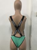 Plus Size Sexy Mesh Patchwork One Piece Swimsuit LSD-8094