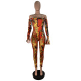 Crocodile jumpsuit Suits CHY-1201