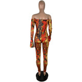 Crocodile jumpsuit Suits CHY-1201
