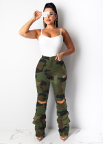 Classic Heap Camouflage Hole Trousers LSD-8632