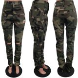 Classic Heap Camouflage Hole Trousers LSD-8632