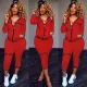 Fashion Ribbed Casual Sports Suit CM-119