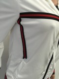Fashion Ribbed Casual Sports Suit CM-119