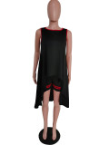 Multicolor Irregular Tank Shorts Set MEM-8265
