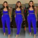 Solid Color Vest Leggings Two Piece Set CHY-1174