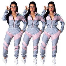 Long Sleeve Trench Coat Two Piece Set SHD-9056