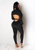Sexy Fashion Solid Color Jumpsuit (including belt) SHD-9192