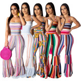 Sexy Suspender Flared Jumpsuit SHD-9109
