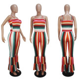 Sexy Suspender Flared Jumpsuit SHD-9109