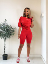 Casual Short Sleeve Shorts Set TR-1006