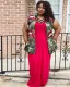 Plus Size 5XL Camo Sequin Lips Vest Waistcoat QY-Q5166
