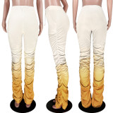 Gradient Temperament Slim Micro-flare Pants ASL-6253