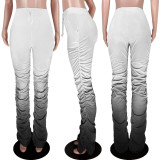 Gradient Temperament Slim Micro-flare Pants ASL-6253