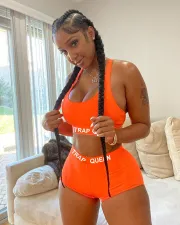 Plus Size Letter Print Fitness Two Piece Shorts Set FNN-8382