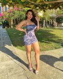 Sexy Printed Suspender Mini Dress BGN-077