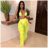 Sexy Printed Mesh Two-piece Set With Underpants ORY-5117-1