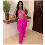 Sexy Printed Mesh Two-piece Set With Underpants ORY-5117-1