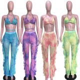 Sexy Printed Mesh Two-piece Set With Underpants ORY-5117-1