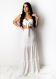 Sexy Elegant Tube Top Long Dress Suit SFY-133