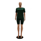 Casual Short Sleeve Shorts Set TR-1006