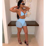 Sexy Rhinestone Party Two Piece Set TE-3694-1