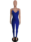 Sexy Mesh Patchwork Strap Skinny Jumpsuits MEM-8288